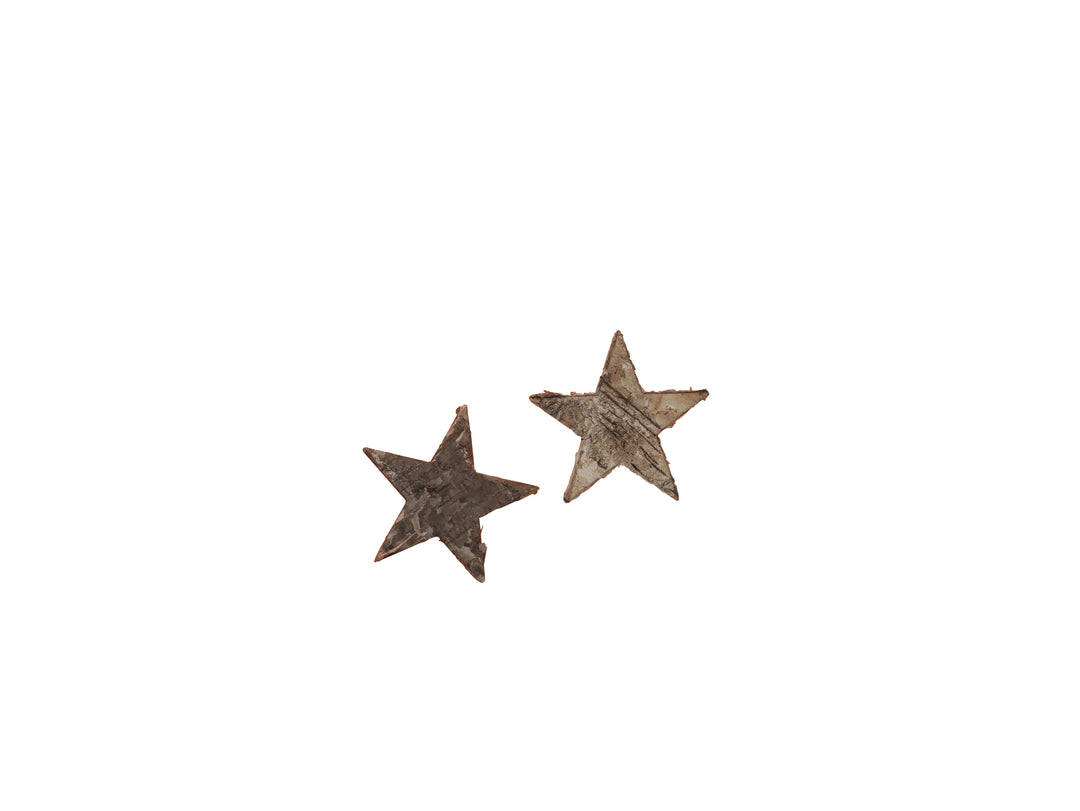 Birkenrinde, Stern 12St., 4cm