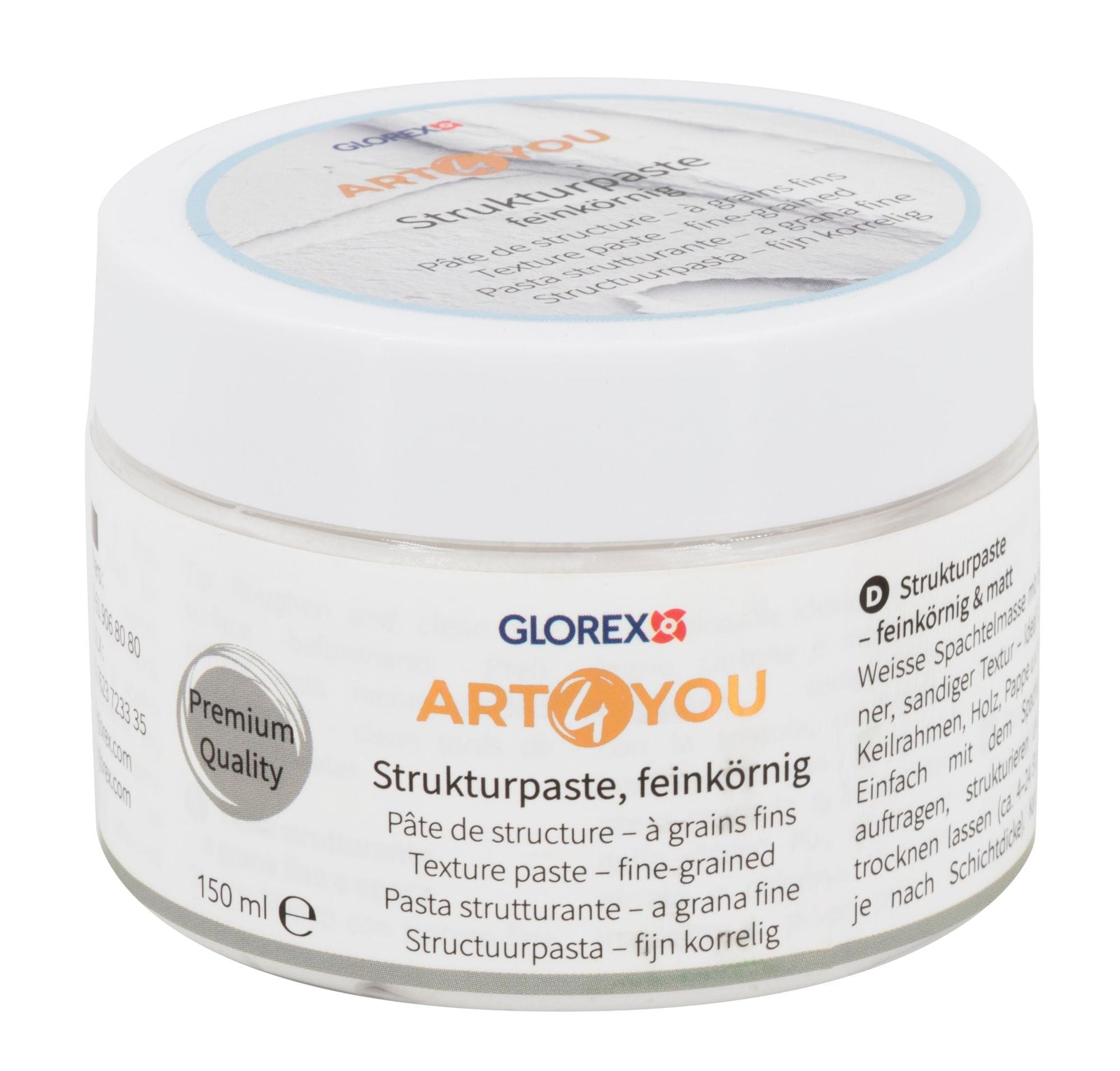 Strukturpaste feinkörnig 150ml, Premium Qualtiät