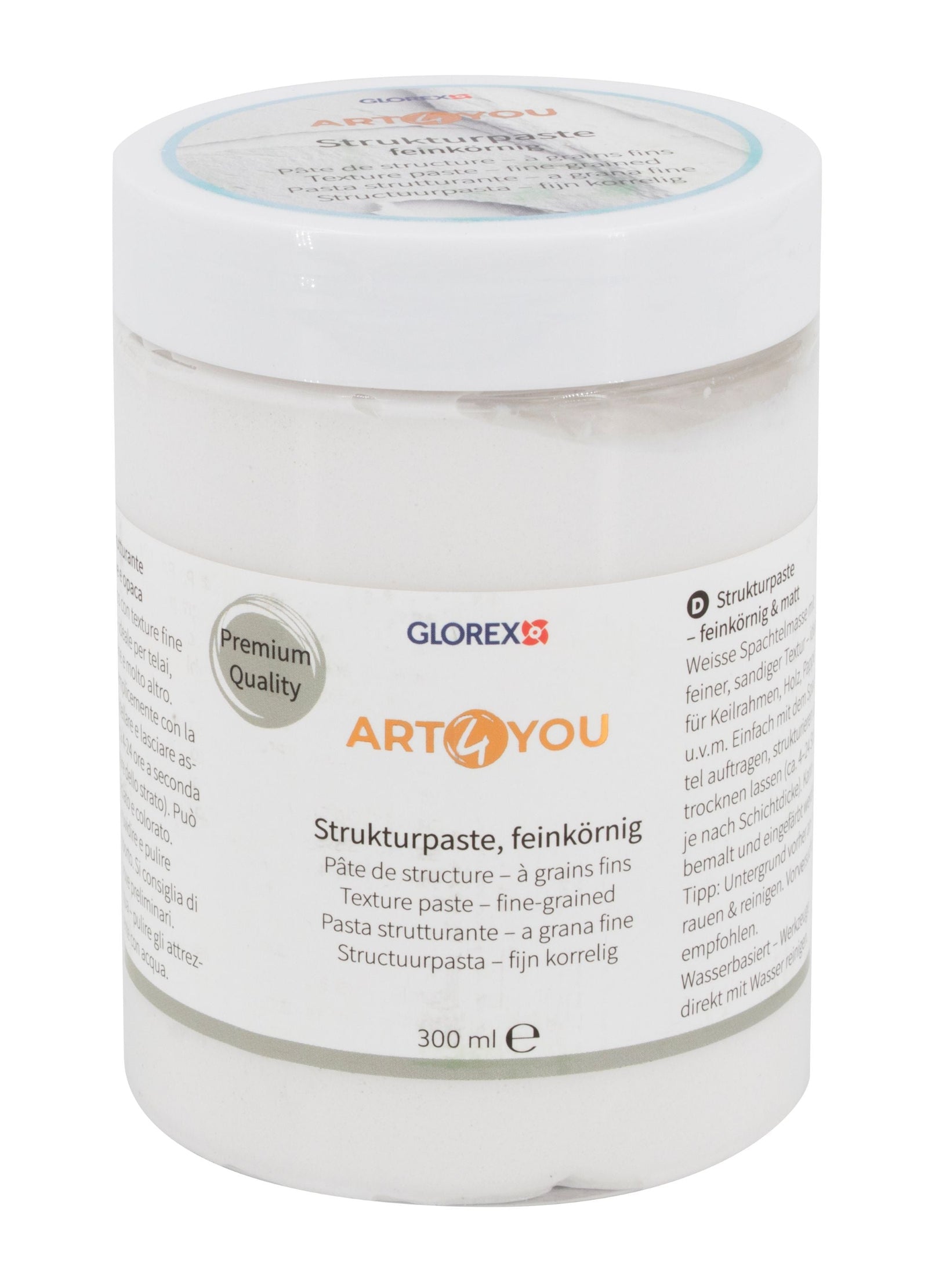 Strukturpaste feinkörnig 300ml, Premium Qualtiät