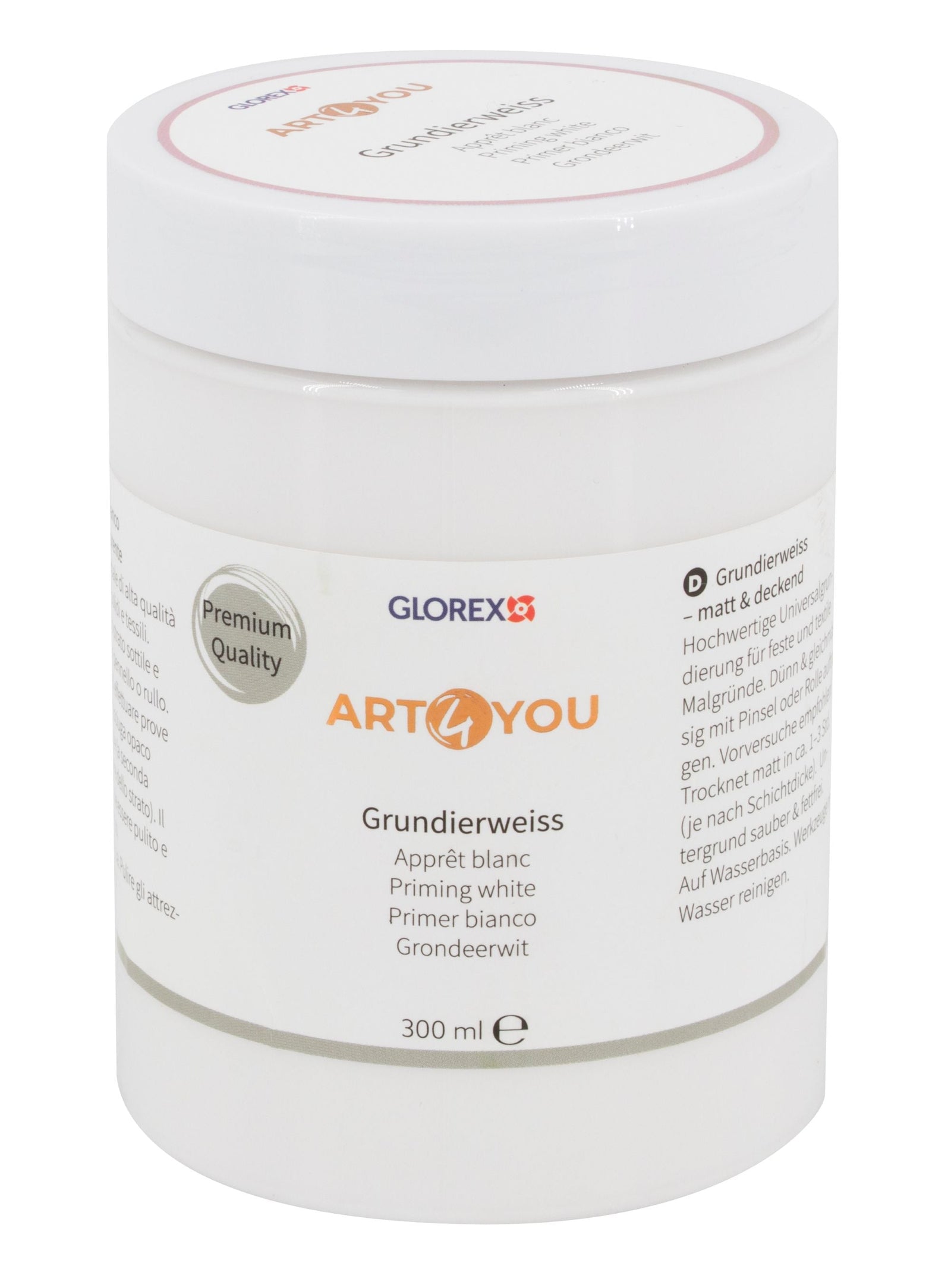 Gesso / Grundierweiss 300ml, Premium Qualtiät