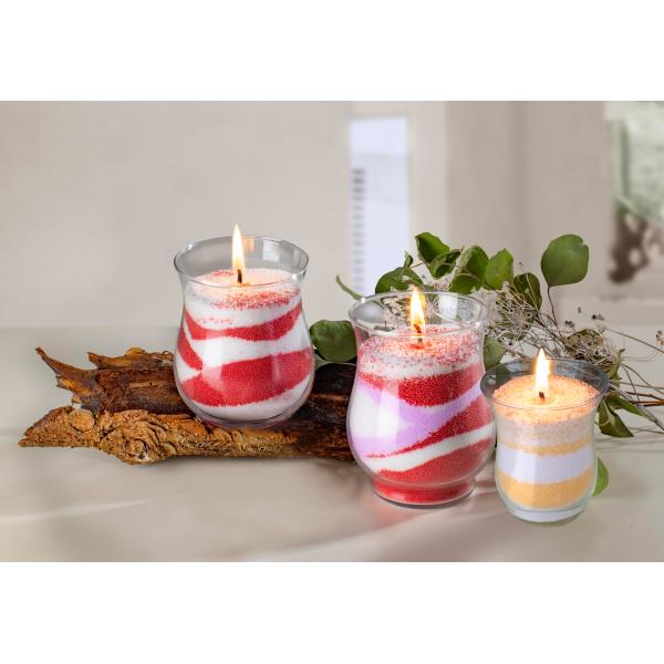 Kerzensand mit Docht 70g rot - Kidis Art