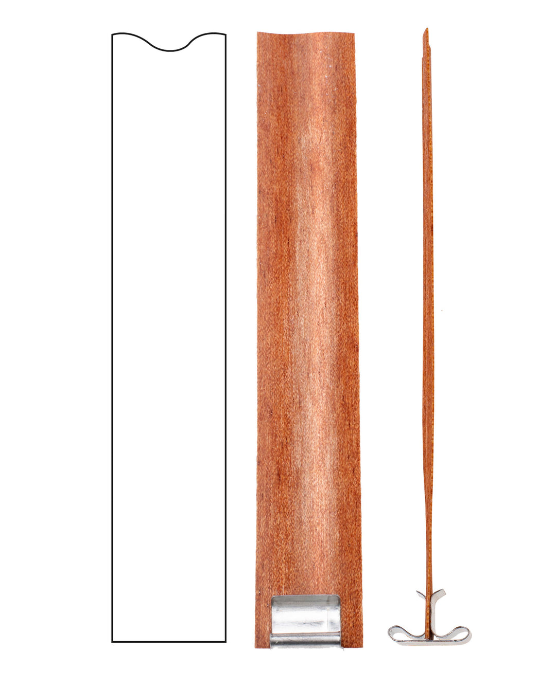 Holzdocht 4St.15x150mm FSC mit Ständer