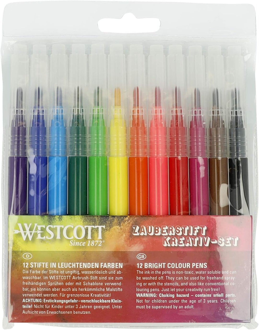 WESTCOTT Airbrush Pens 12er Set