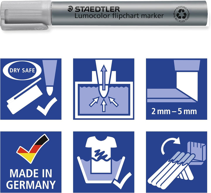 Flipchartmarker 4er Set multi-color