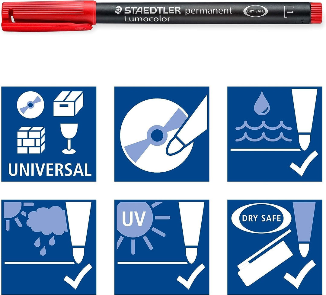 Lumocolor® permanent pen 318 F rot