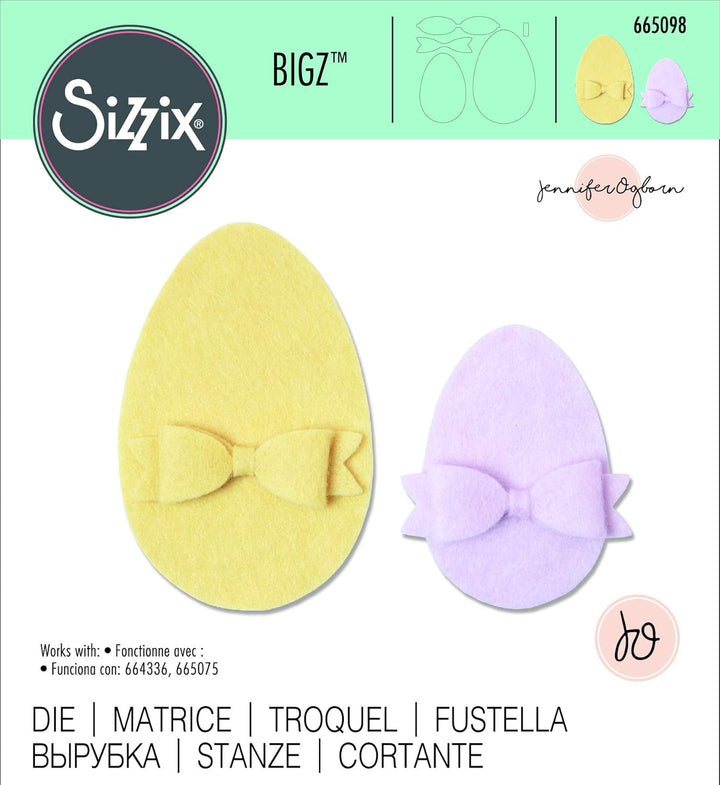 Jeu de matrices Bigz - Œuf de Pâques par Jennifer Ogborn