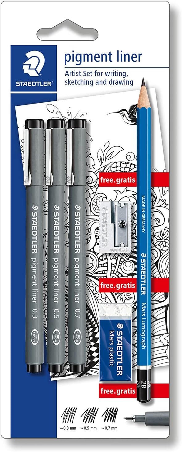 pigment liner 308 schwarz