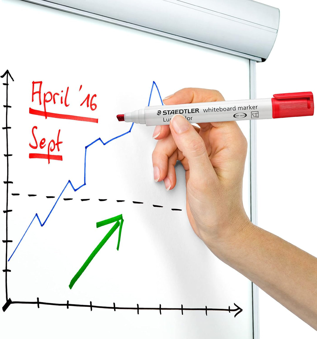 Marqueur pour tableau blanc Lumocolor® 351 B bleu