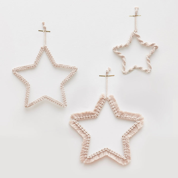 Metallstern weiss 15x15x0,3cm - Kidis Art