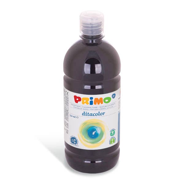 Fingerfarbe Schwarz 750 ml