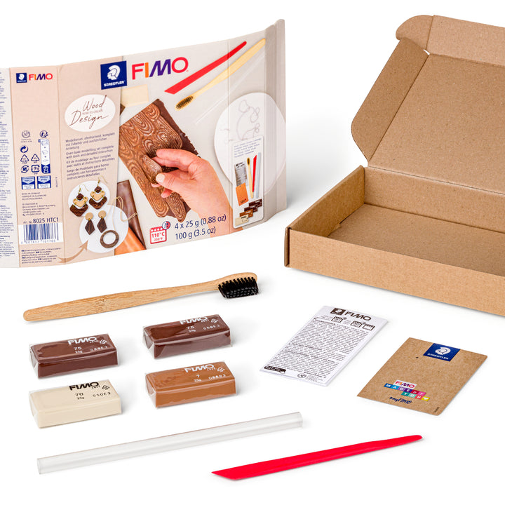 FIMO Creativ Set Wood-Effect - Kidis Art