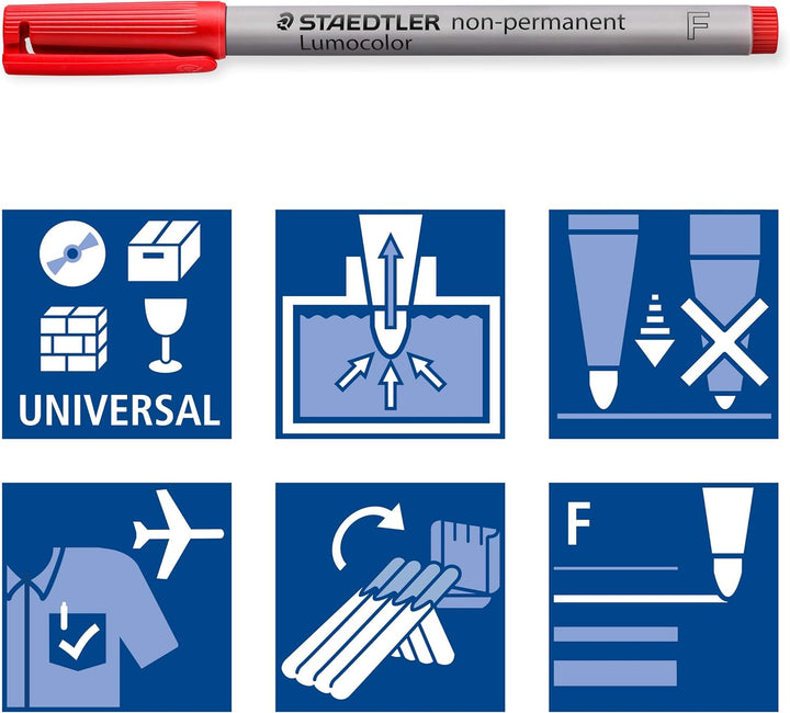 Lumocolor® non-permanent pen 316 F braun