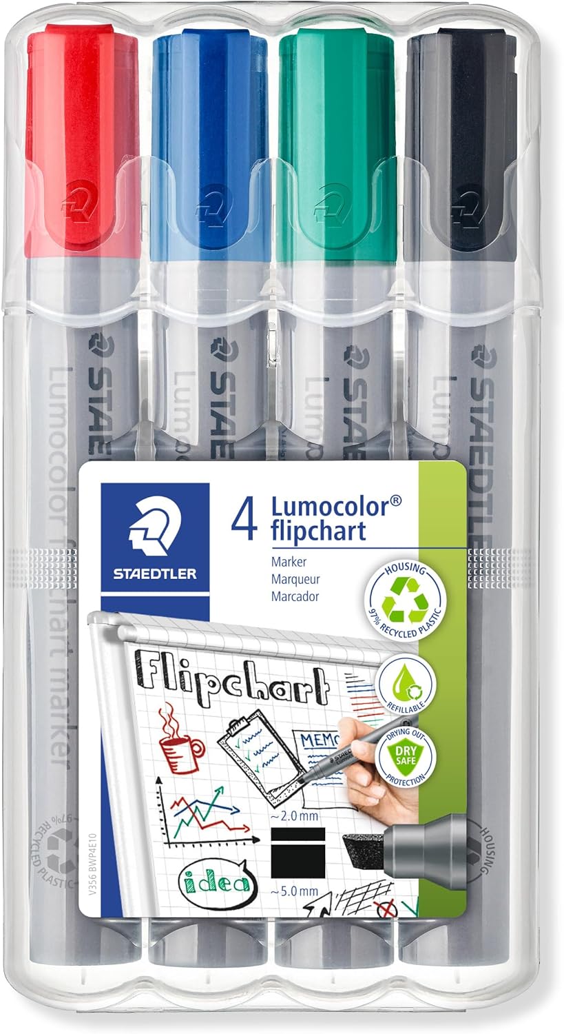 Flipchartmarker 4er Set multi-color
