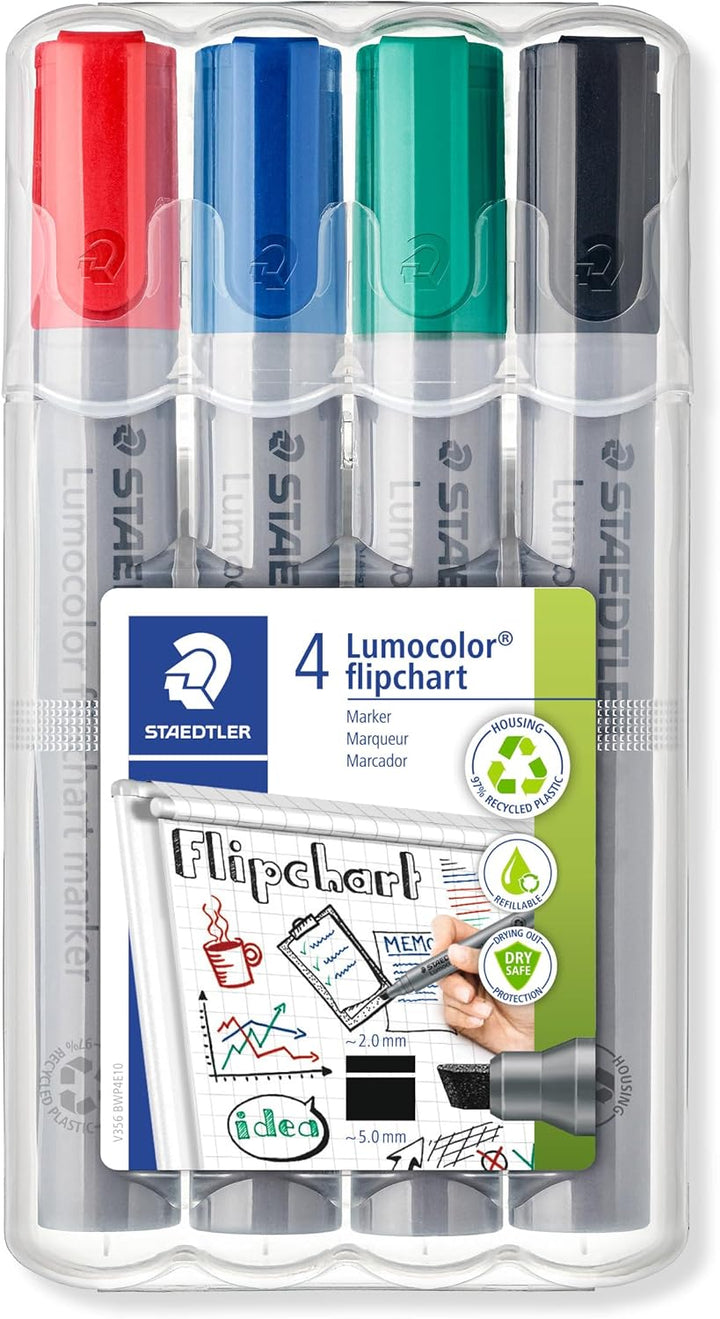 Flipchartmarker 4er Set multi-color
