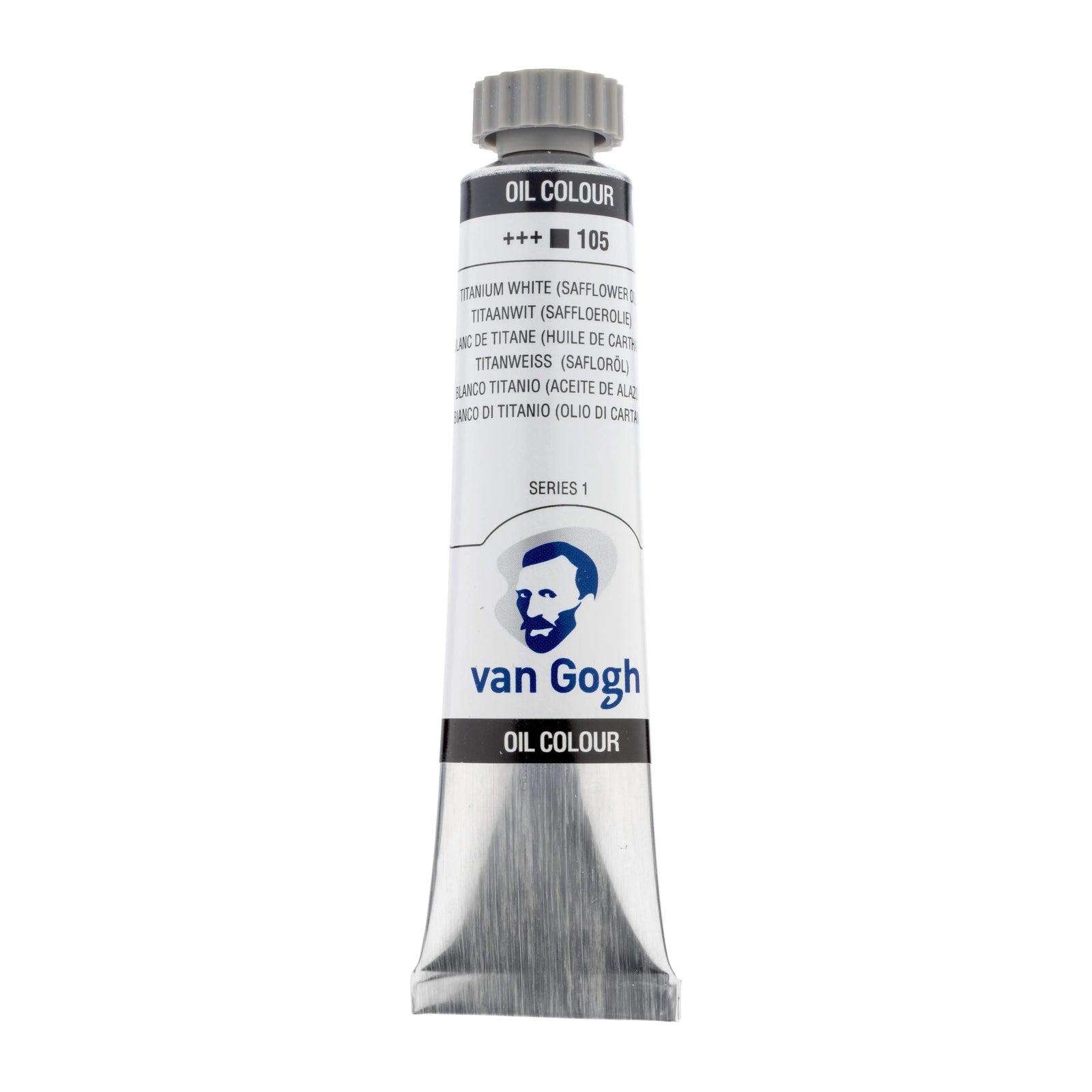 Van Gogh Ölfarbe Tube 200 ml Titanweiß (Safloröl) 105 - Kidis Art