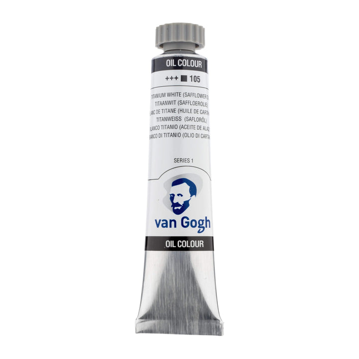 Van Gogh Ölfarbe Tube 200 ml Titanweiß (Safloröl) 105 - Kidis Art