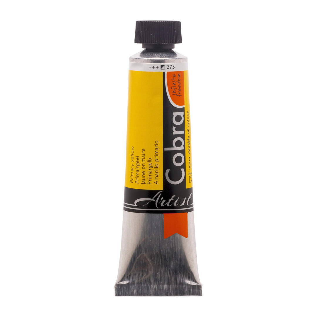 Cobra Artist Wassermischbare Ölfarbe Tube 150 ml Primärgelb 275 - Kidis Art