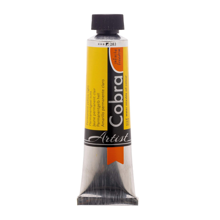 Cobra Artist Wassermischbare Ölfarbe Tube 150 ml Permanentgelb Hell 283 - Kidis Art