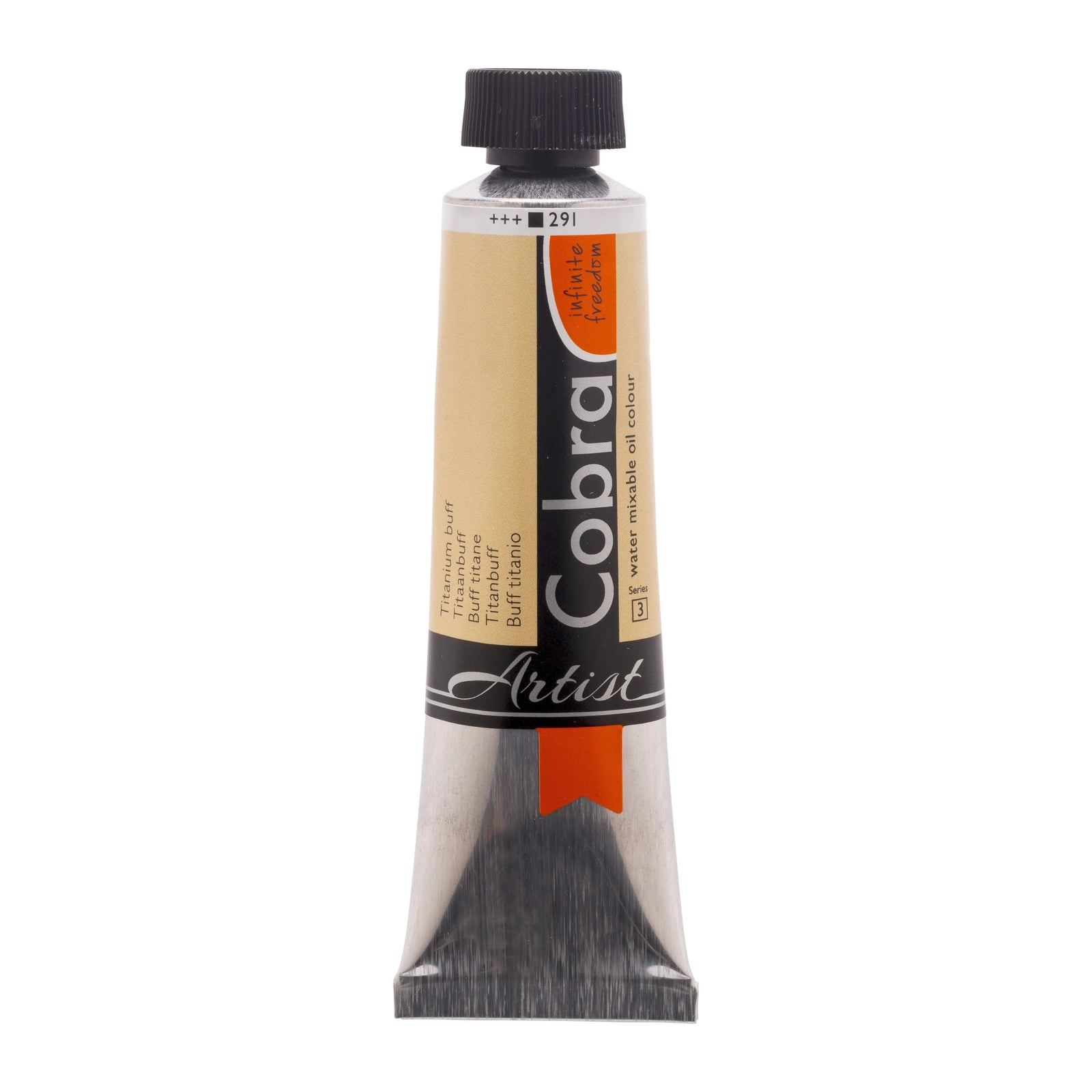 Cobra Artist Wassermischbare Ölfarbe Tube 150 ml Titanbuff 291 - Kidis Art