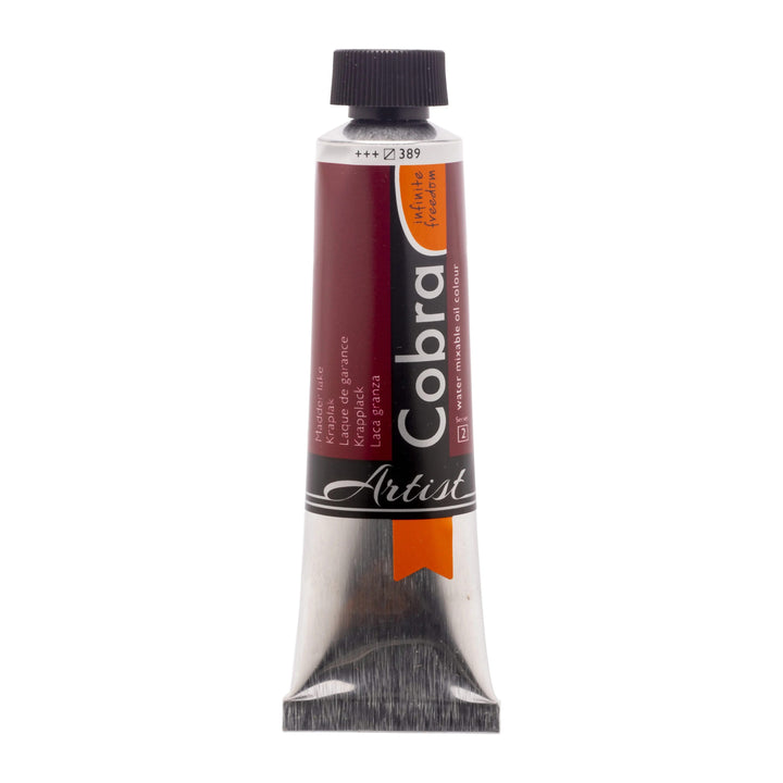 Cobra Artist Wassermischbare Ölfarbe Tube 40 ml Krapplack 389 - Kidis Art
