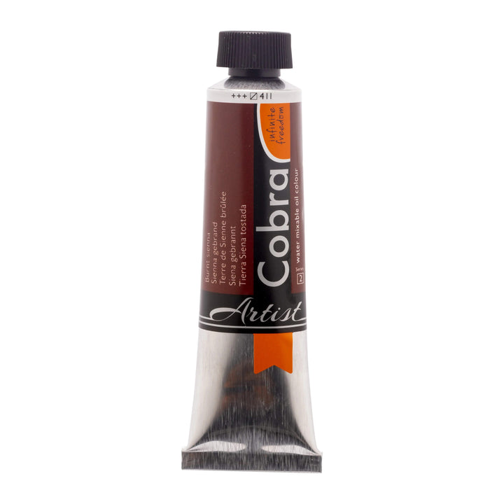 Cobra Artist Wassermischbare Ölfarbe Tube 150 ml Siena Gebrannt 411 - Kidis Art