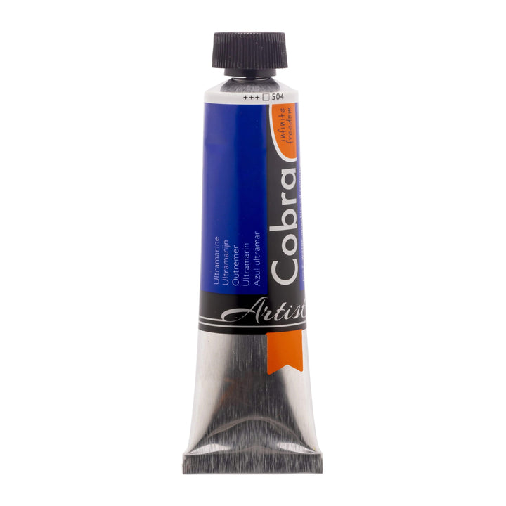 Cobra Artist Wassermischbare Ölfarbe Tube 150 ml Ultramarin 504 - Kidis Art
