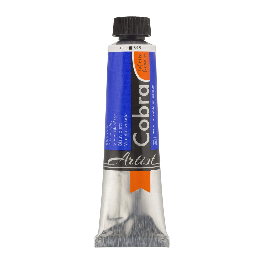 Cobra Artist Wassermischbare Ölfarbe Tube 40 ml Blauviolett 548 - Kidis Art