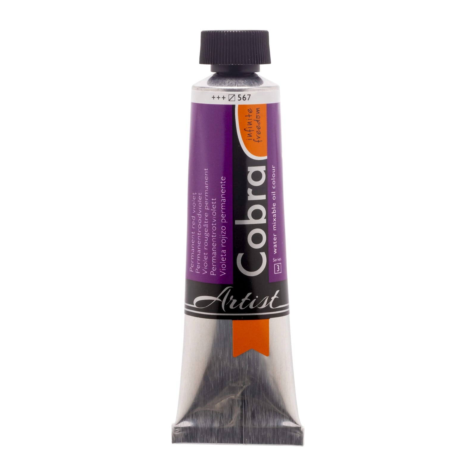 Cobra Artist Wassermischbare Ölfarbe Tube 150 ml Permanentrotviolett 567 - Kidis Art