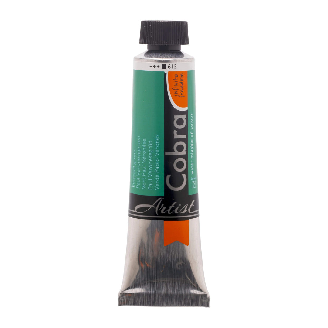 Cobra Artist Wassermischbare Ölfarbe Tube 40 ml Paul Veronesegrün 615 - Kidis Art