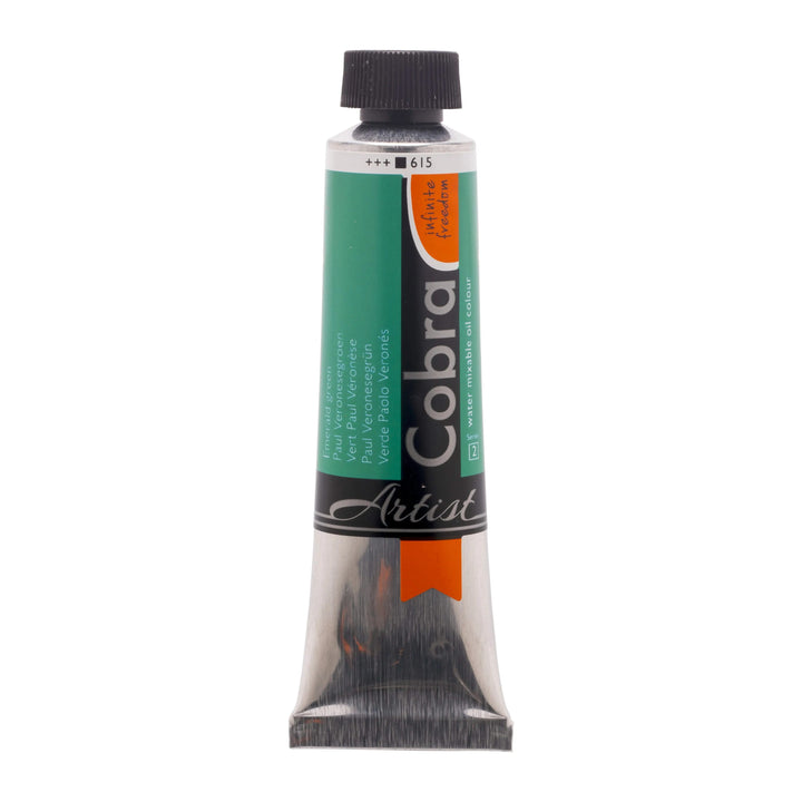 Cobra Artist Wassermischbare Ölfarbe Tube 150 ml Paul Veronesegrün 615 - Kidis Art