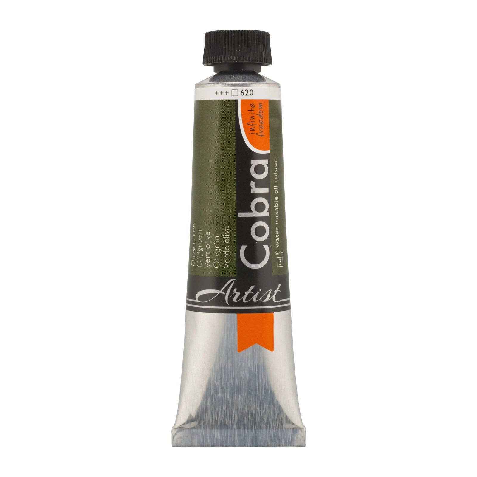 Cobra Artist Wassermischbare Ölfarbe Tube 40 ml Olivgrün 620 - Kidis Art