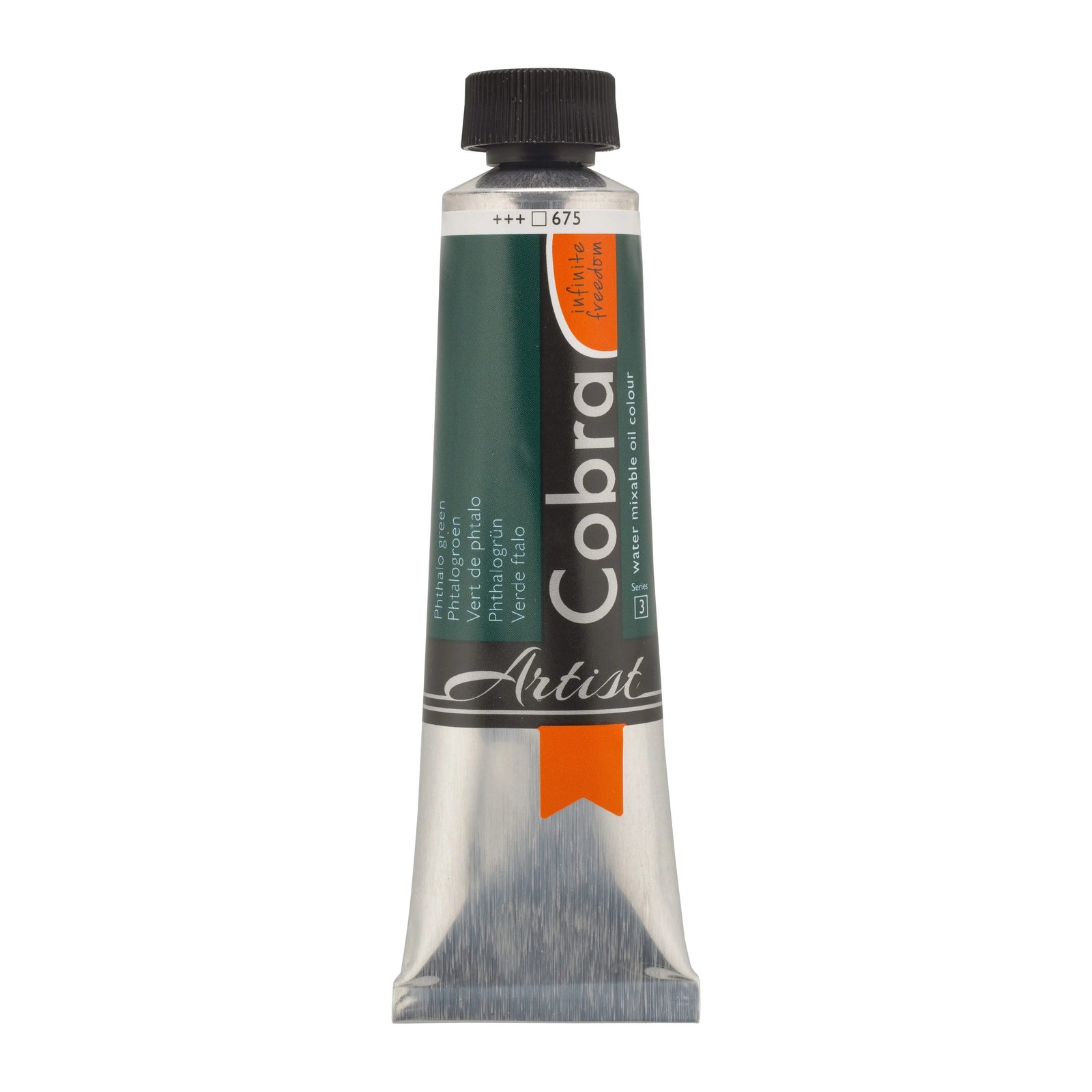 Cobra Artist Wassermischbare Ölfarbe Tube 150 ml Phthalogrün 675 - Kidis Art