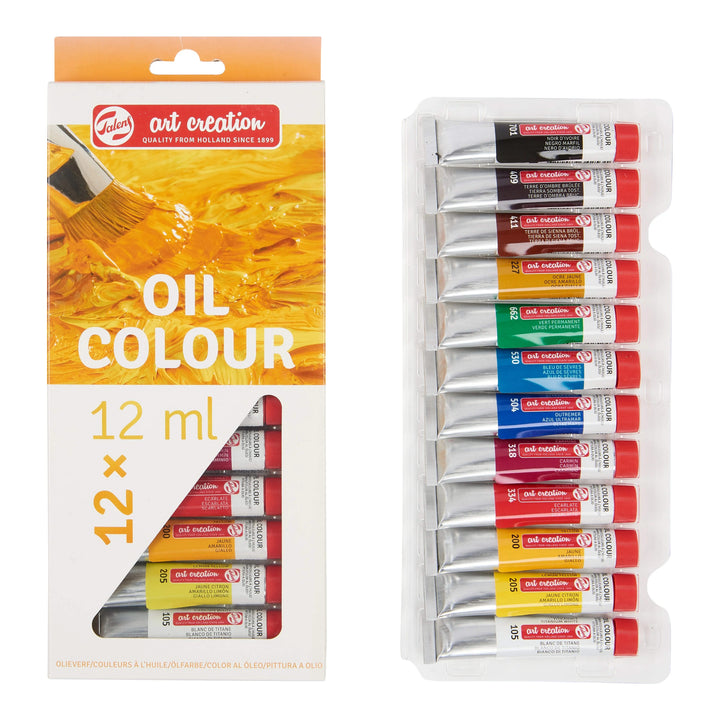 Talens Art Creation Ölfarbe Set 12 x 12 ml - Kidis Art