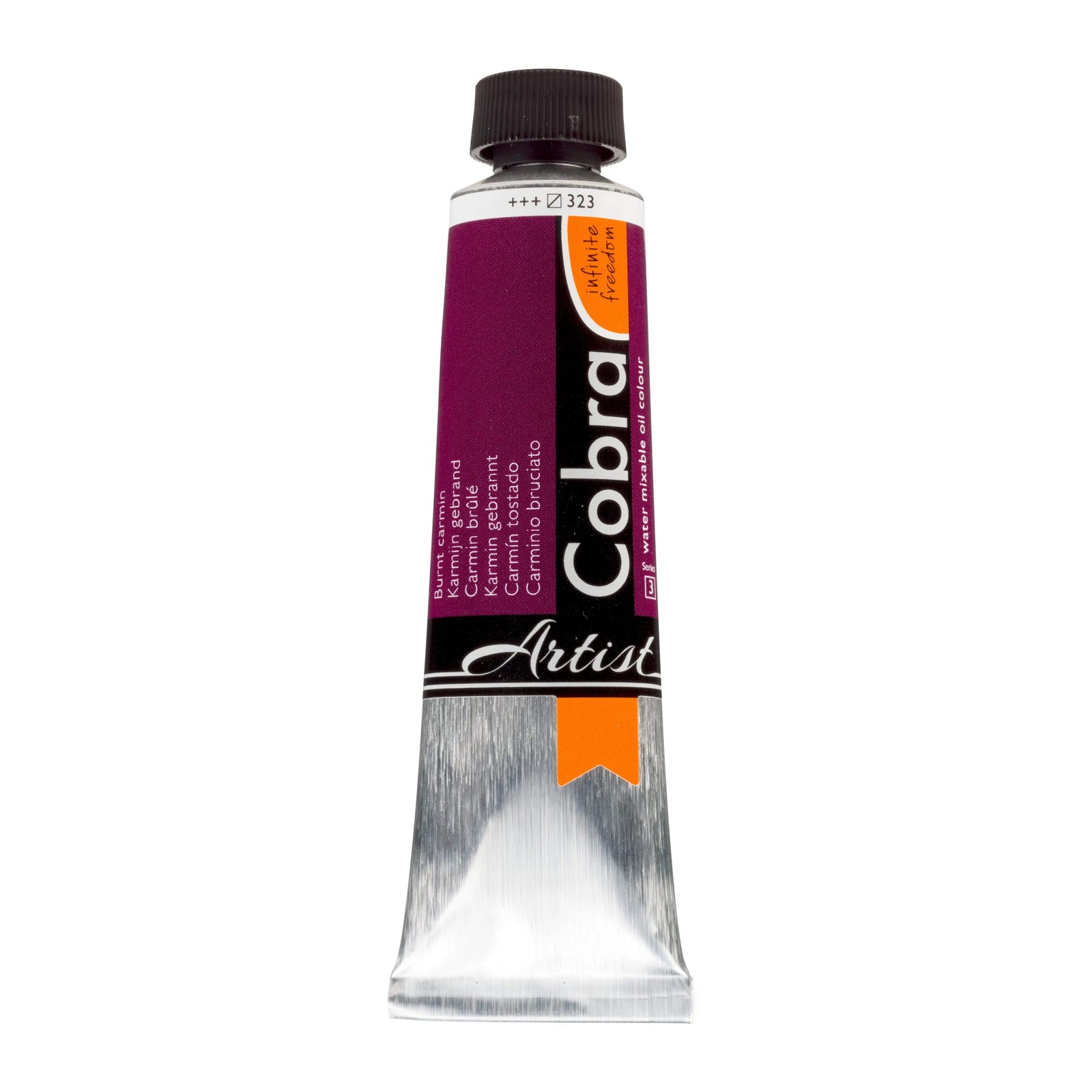 Cobra Artist Wassermischbare Ölfarbe Tube 40 ml Karmin Gebrannt 323 - Kidis Art