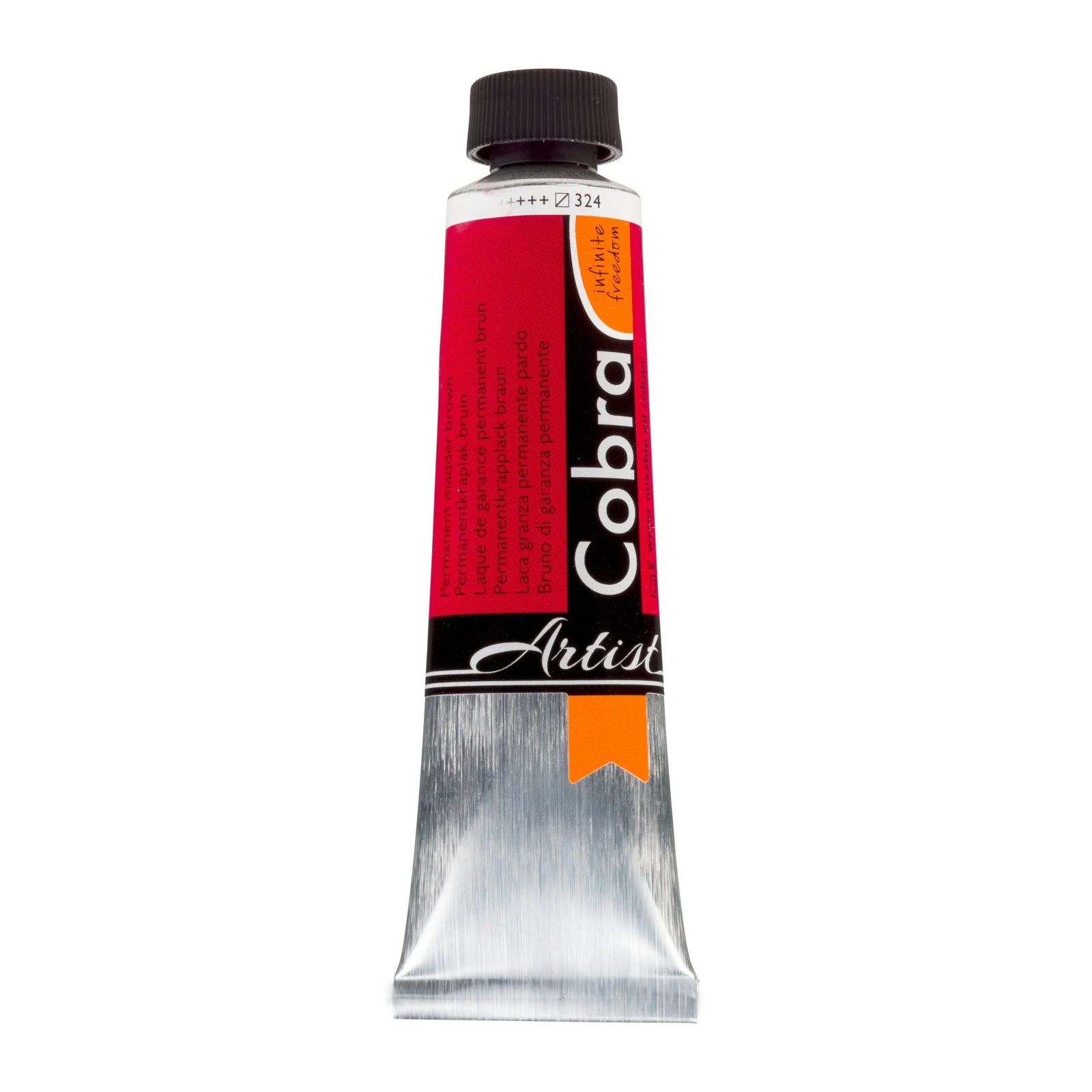 Cobra Artist Wassermischbare Ölfarbe Tube 40 ml Permanentkrapplack Braun 324 - Kidis Art