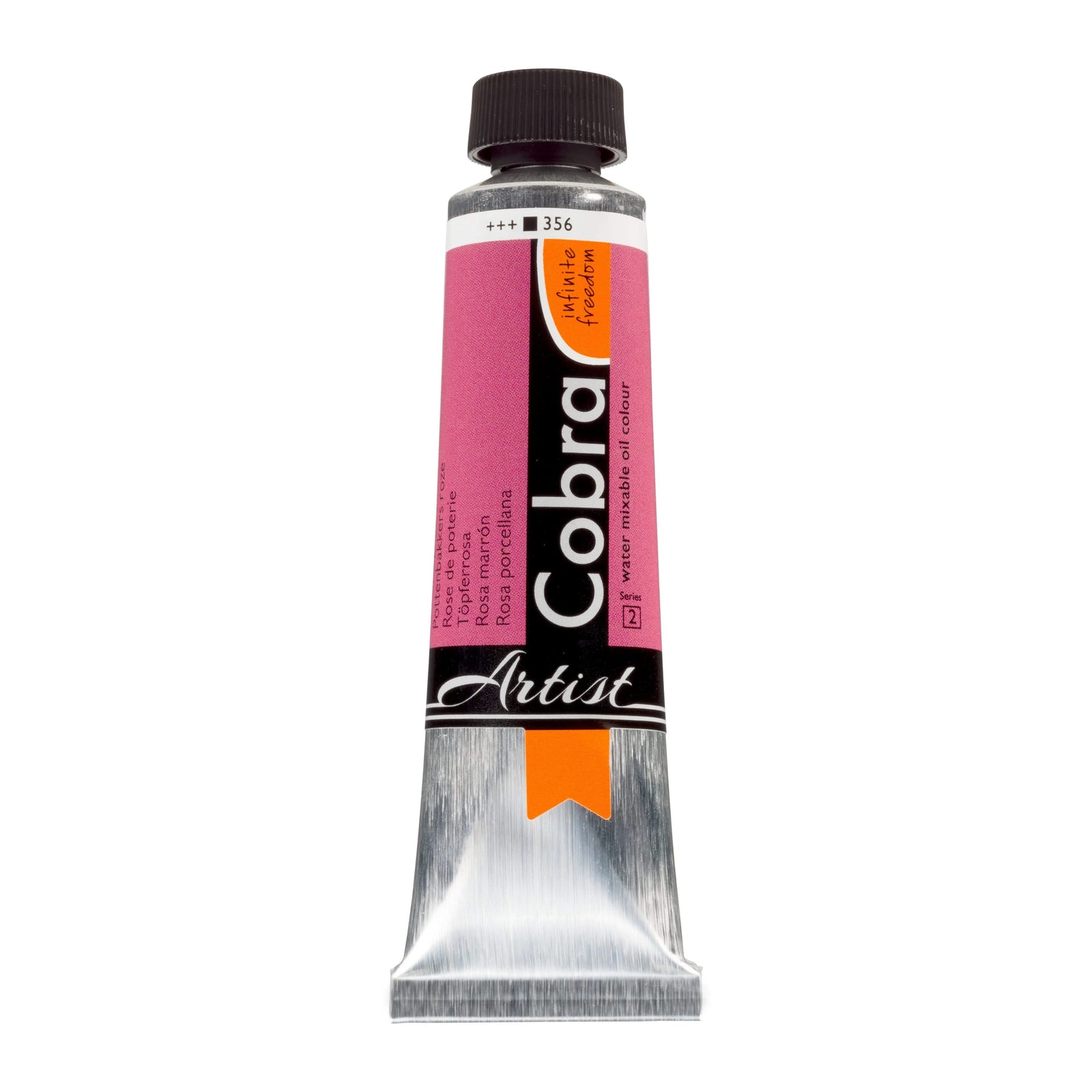 Cobra Artist Wassermischbare Ölfarbe Tube 40 ml Töpferrosa 356 - Kidis Art