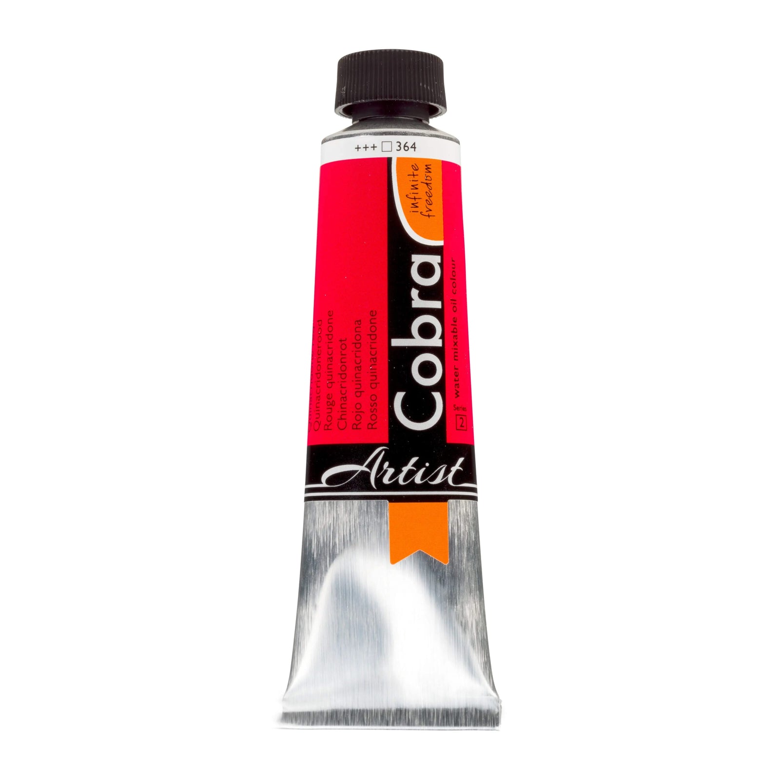 Cobra Artist Wassermischbare Ölfarbe Tube 40 ml Chinacridonrot 364 - Kidis Art