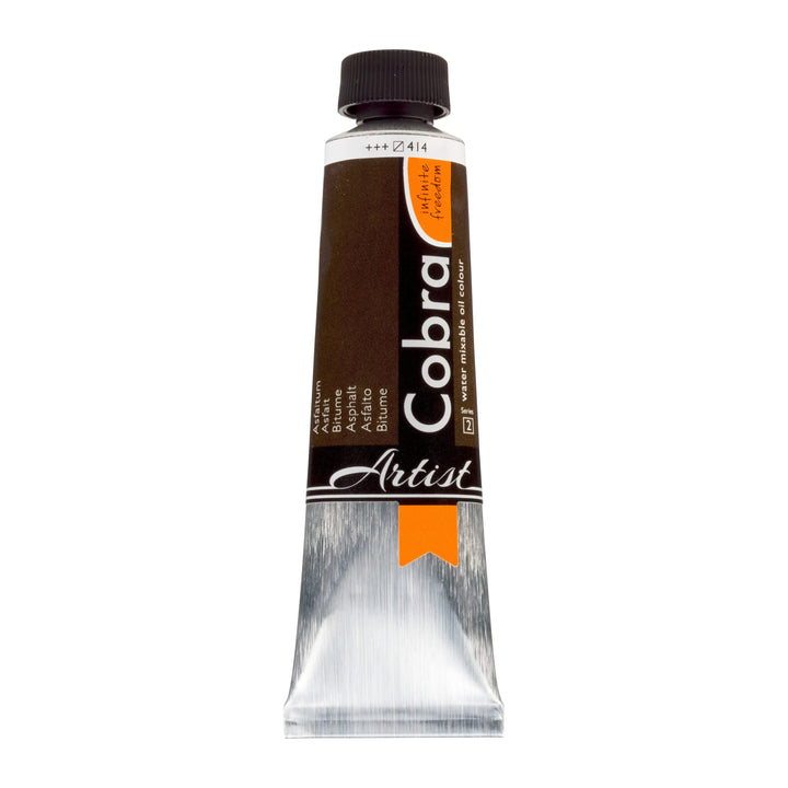 Cobra Artist Wassermischbare Ölfarbe Tube 40 ml Asphalt 414 - Kidis Art
