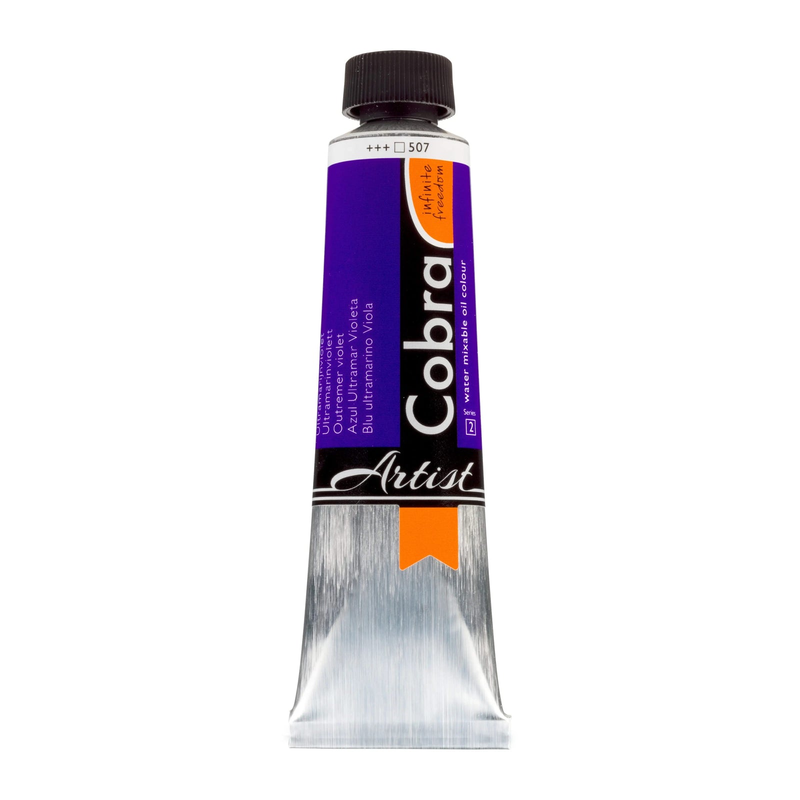 Cobra Artist Wassermischbare Ölfarbe Tube 40 ml Ultramarinviolett 507 - Kidis Art