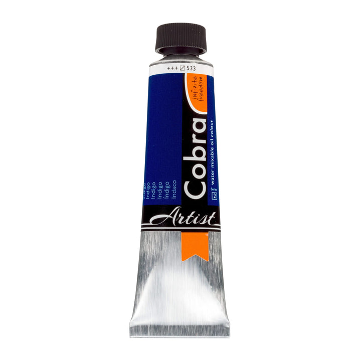 Cobra Artist Wassermischbare Ölfarbe Tube 40 ml Indigo 533 - Kidis Art
