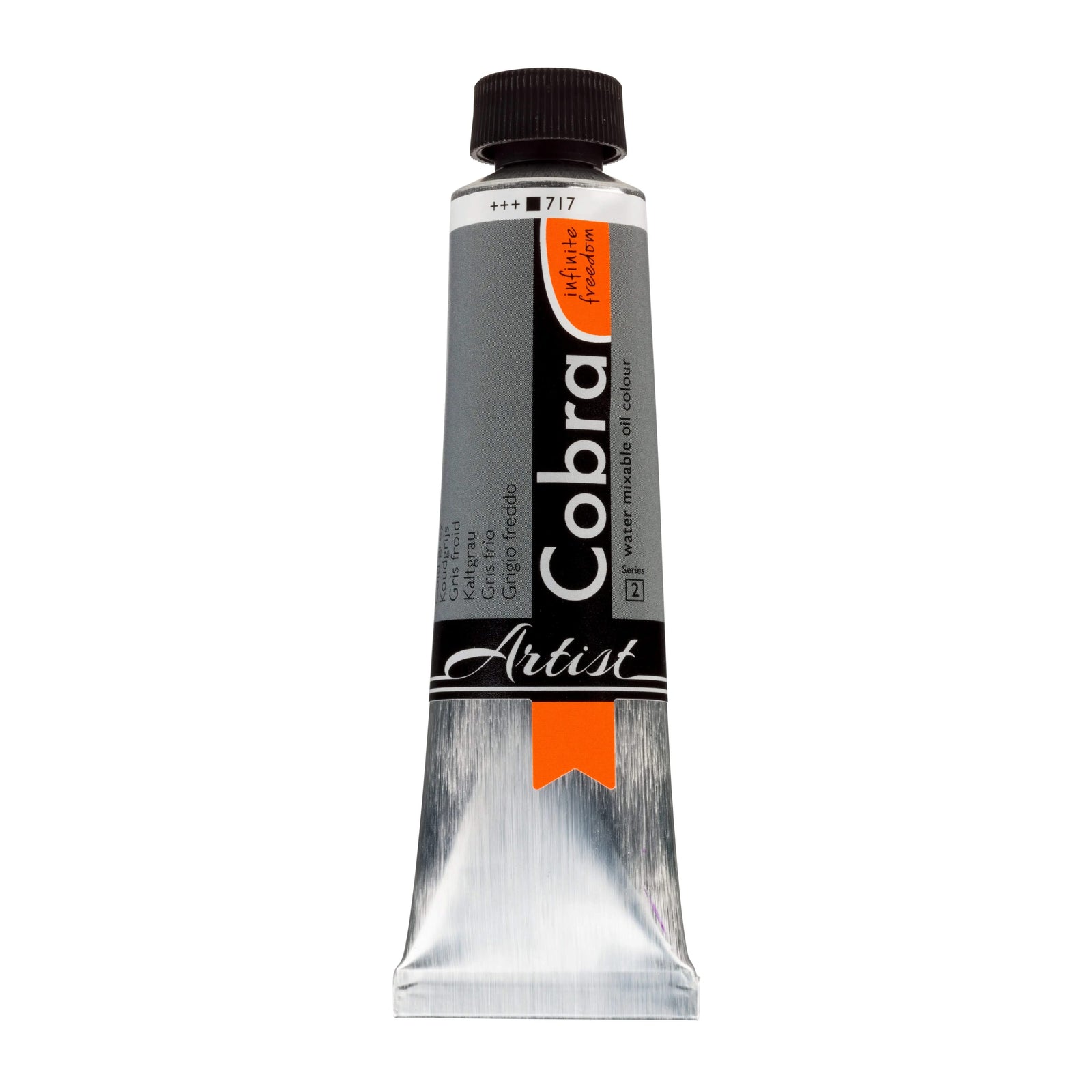 Cobra Artist Wassermischbare Ölfarbe Tube 40 ml Kaltgrau 717 - Kidis Art