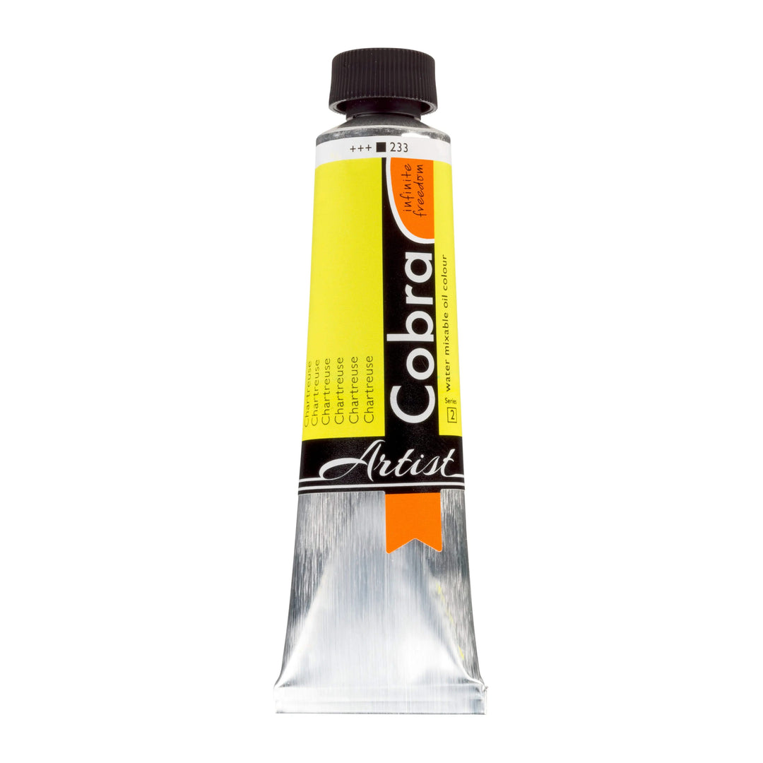 Cobra Artist Wassermischbare Ölfarbe Tube 40 ml Chartreuse 233 - Kidis Art