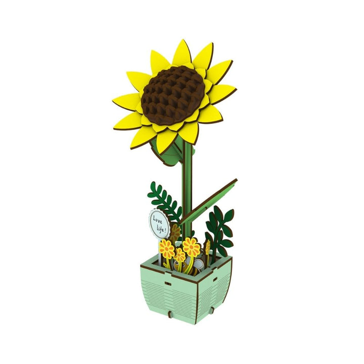 3D Puzzle - Hübsche Sonnenblume - Kidis Art