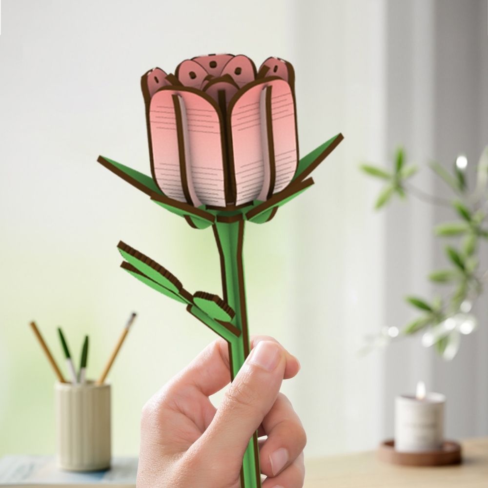 3D Puzzle - Die Rose - Kidis Art