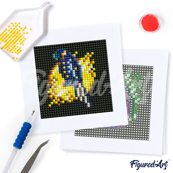 Mini-Serie Diamond Painting – Tiere - Kidis Art