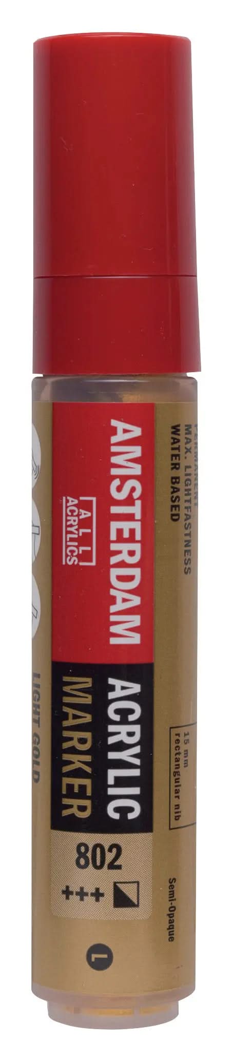 Amsterdam Acrylic Marker 15 mm Reichgold 802 - Kidis Art