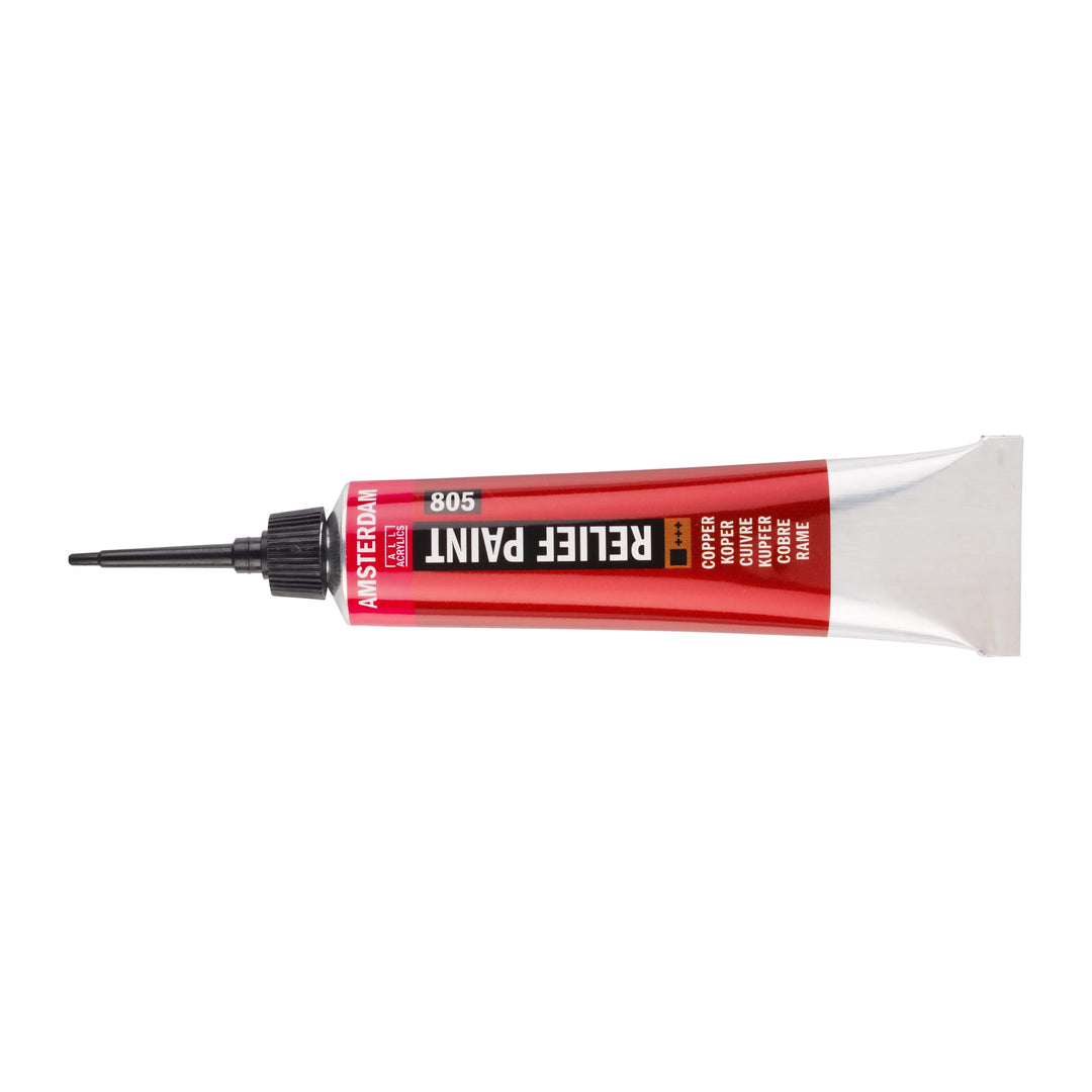 Amsterdam Relieffarbe Tube 20 ml Kupfer 805 - Kidis Art