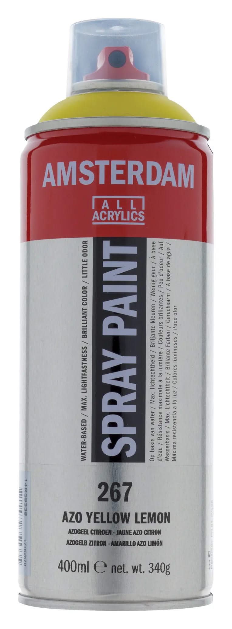 Amsterdam Sprühfarbe 400 ml Azogelb Zitrone 267 - Kidis Art