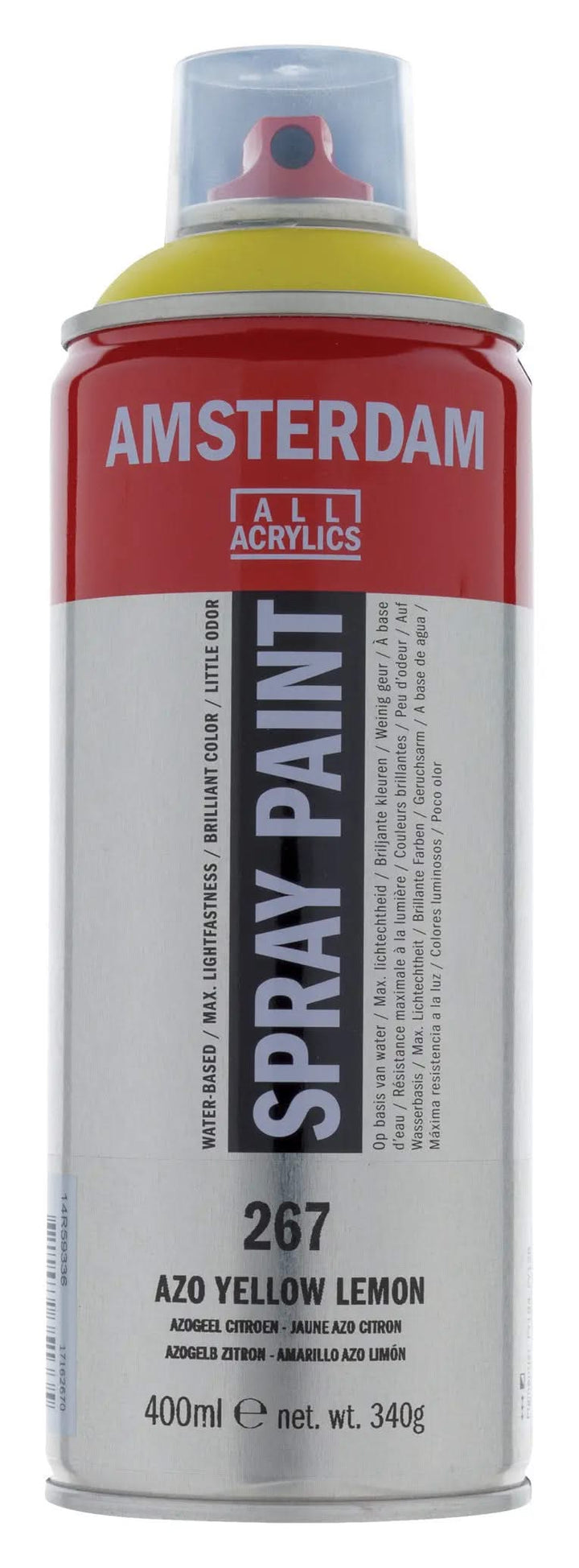Amsterdam Sprühfarbe 400 ml Azogelb Zitrone 267 - Kidis Art
