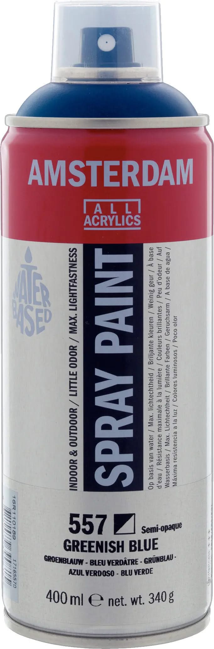 Amsterdam Sprühfarbe 400 ml Grünblau 557 - Kidis Art